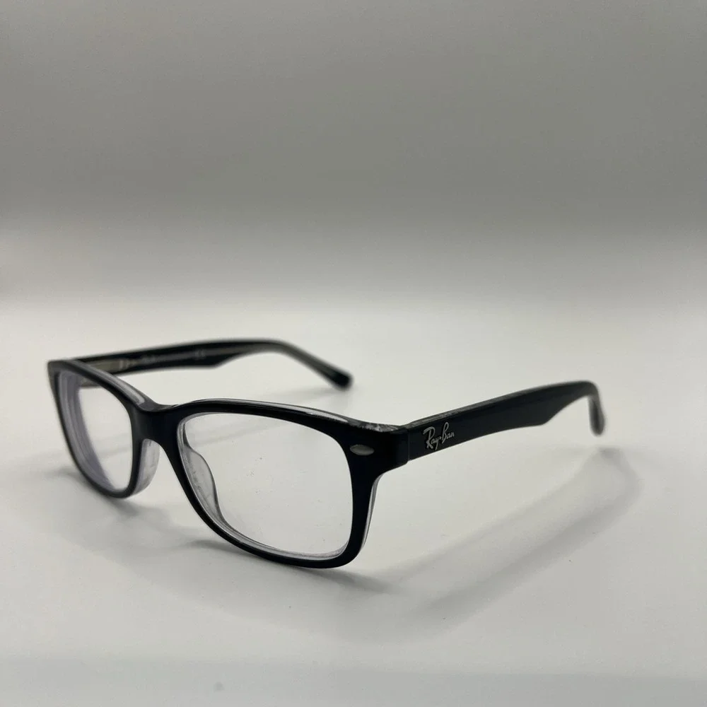 Ray Ban Kids RB1531 3529 48-16-130 Black Clear Flex Hinge Eyeglasses Frames Only